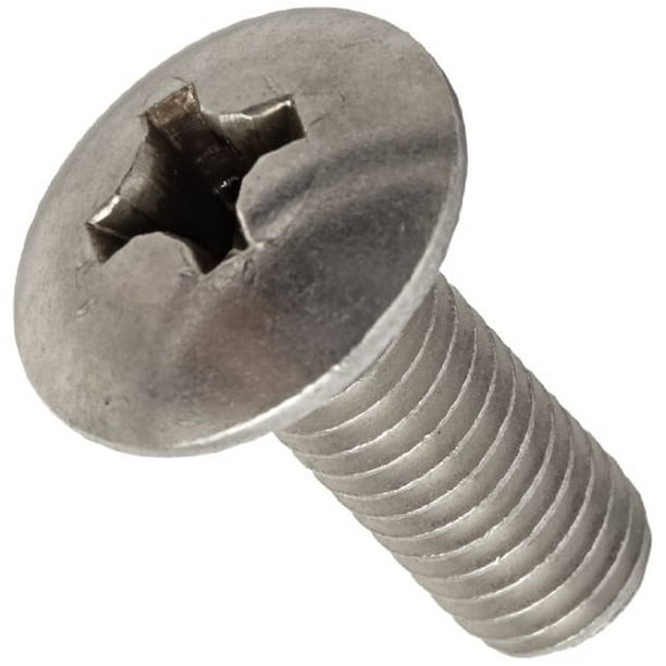 Round Head 1/2 Length Pack of 50 Slotted Drive Meets ASME B18.6.3 Fully Threaded 1/4-20 UNC Threads Plain Finish 18-8 Stainless Steel Machine Screw 